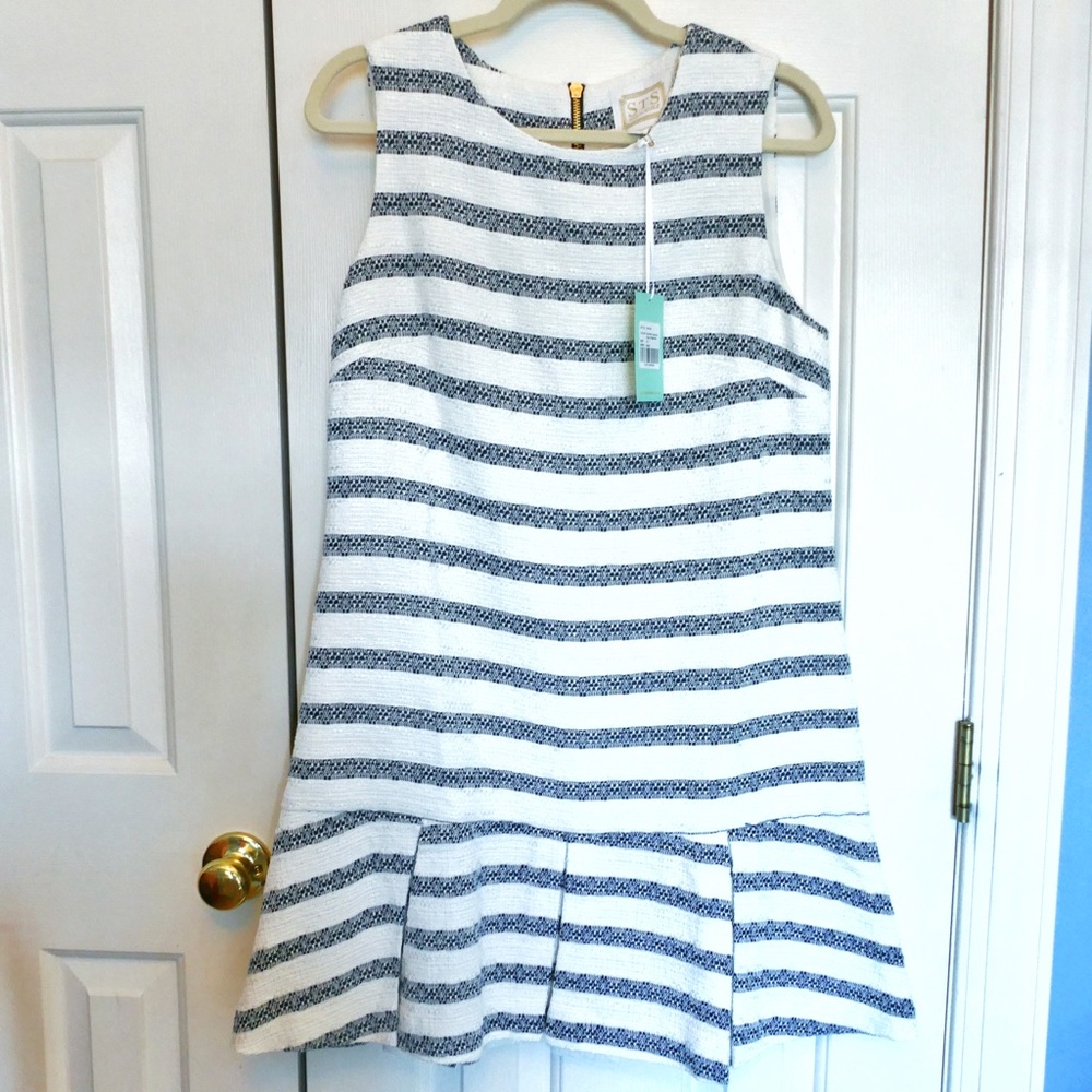 NWT Sail to Sable Drop Waist Dress Sz 10